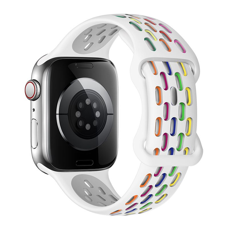 Ремешок на руку для Apple Watch, силиконовый, 42/44/45/49 мм, Flexible ...