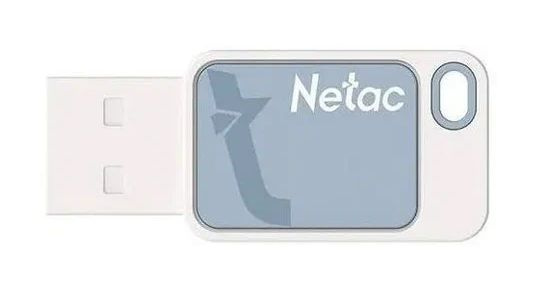 Флэш-память USB_ 32 GB Netac UA31 , USB2.0, голубая #1