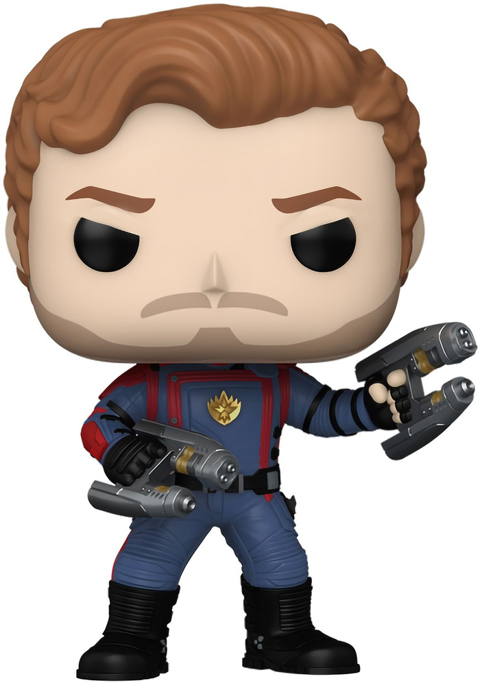 Фигурка Funko POP Marvel: Guardians Of The Galaxy 3 - Star-Lord Bobble-Head Exclusive (Glows In The Dark) #1