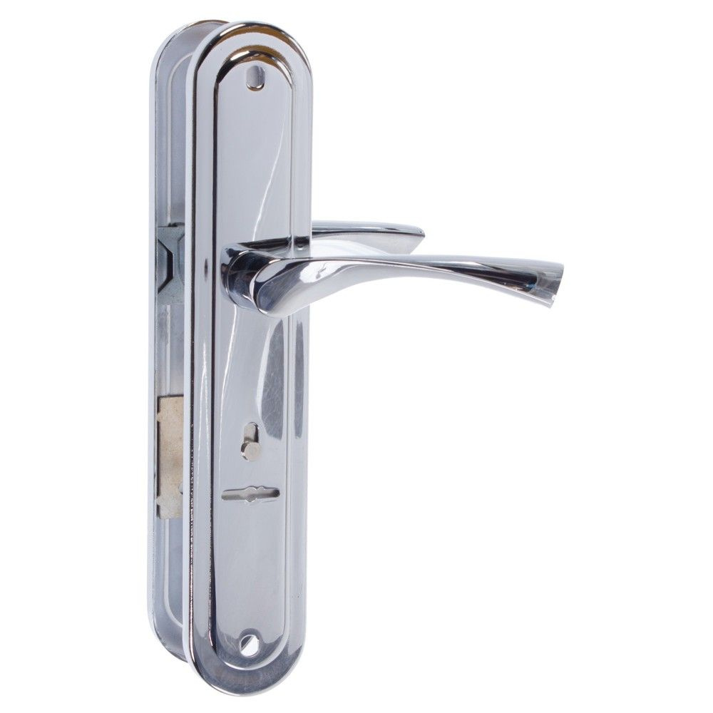 Ручки дверные на планке Apecs HP-85.0423-S-CR, цвет серебро/хром #1