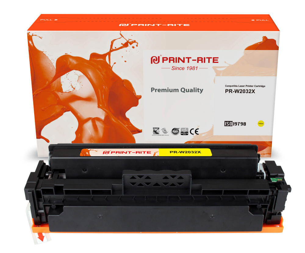 Картридж лазерный Print-Rite TFHBKUYPU1J PR-W2032X W2032X желтый (6000стр.) для HP Color LaserJet M4 #1