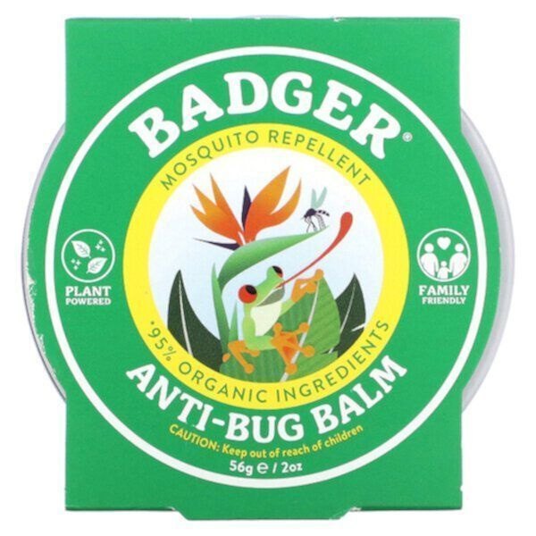 Badger Company, Бальзам Anti-bug для защиты от насекомых с цитронеллой и розмарином, 56 г  #1