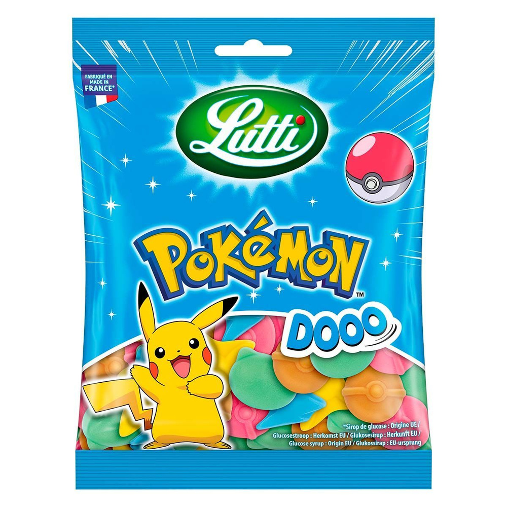 Жевательный мармелад Lutti Pokemon Dooo покемон (Франция), 100 г #1