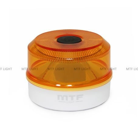 Фонарь аварийный автономный светодиодный MTF Light серия HELP SIGNAL янтарный свет, желтый корпус, с #1
