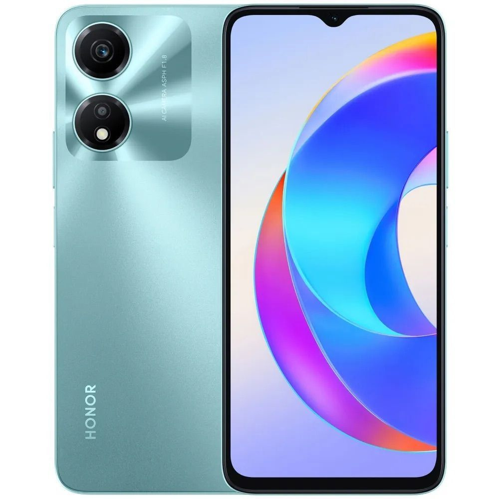 Honor Смартфон X5 Plus 4/64 ГБ, бирюзовый, светло-зеленый #1