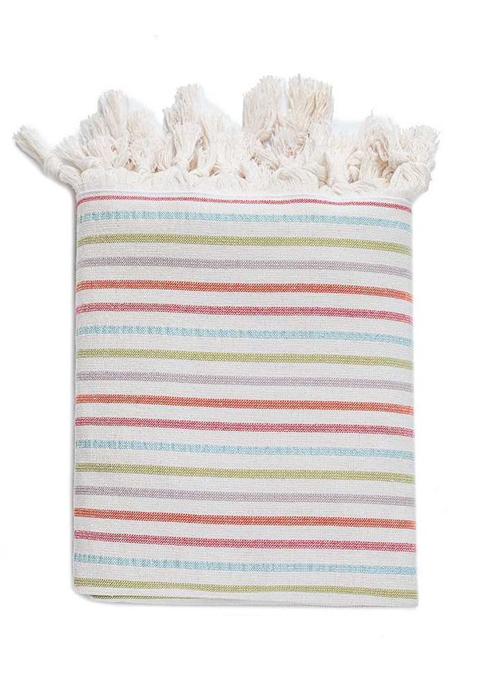 Luisa Moretti Пляжные полотенца, Хлопок, 90x150 см, белый, 1 шт. #1