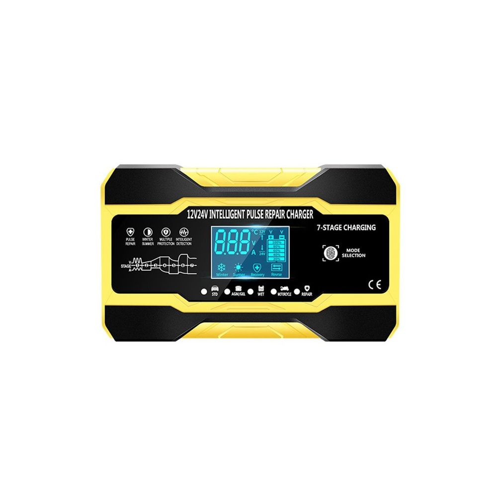 Полностью автоматическое интеллектуальное зарядное устройство 12 В 24 В ...