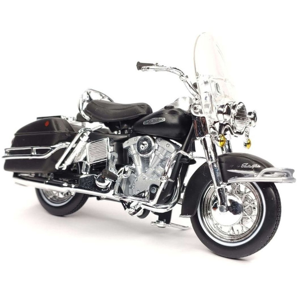 Мотоцикл игрушечный Maisto Harley Davidson 1966 FLH Electra Glide #1