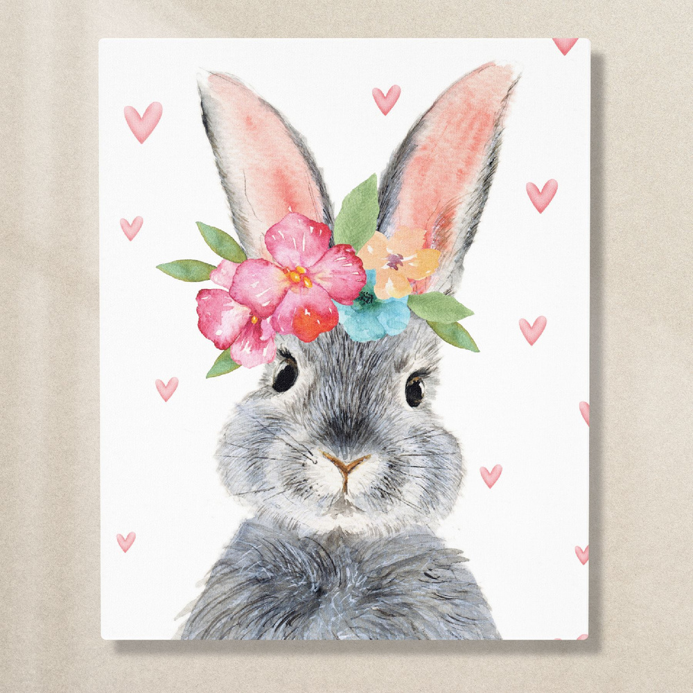 Картина на холсте Postermarket "Пасхальный кролик", 40 х 50 см #1