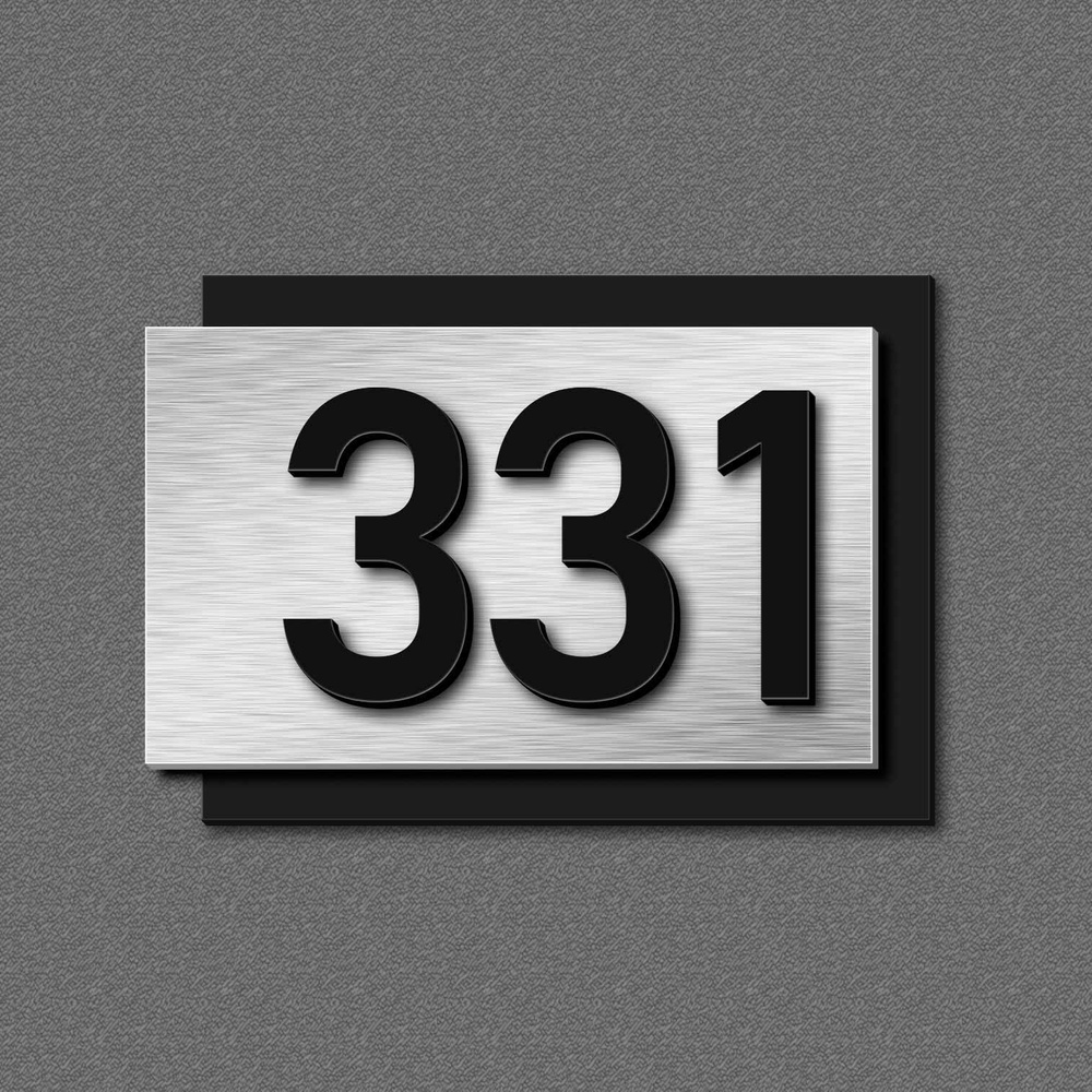 Цифры на дверь, табличка с номером 331 #1