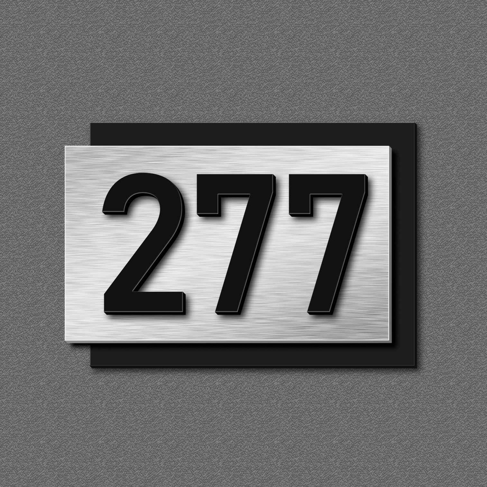 Цифры на дверь, табличка с номером 277 #1