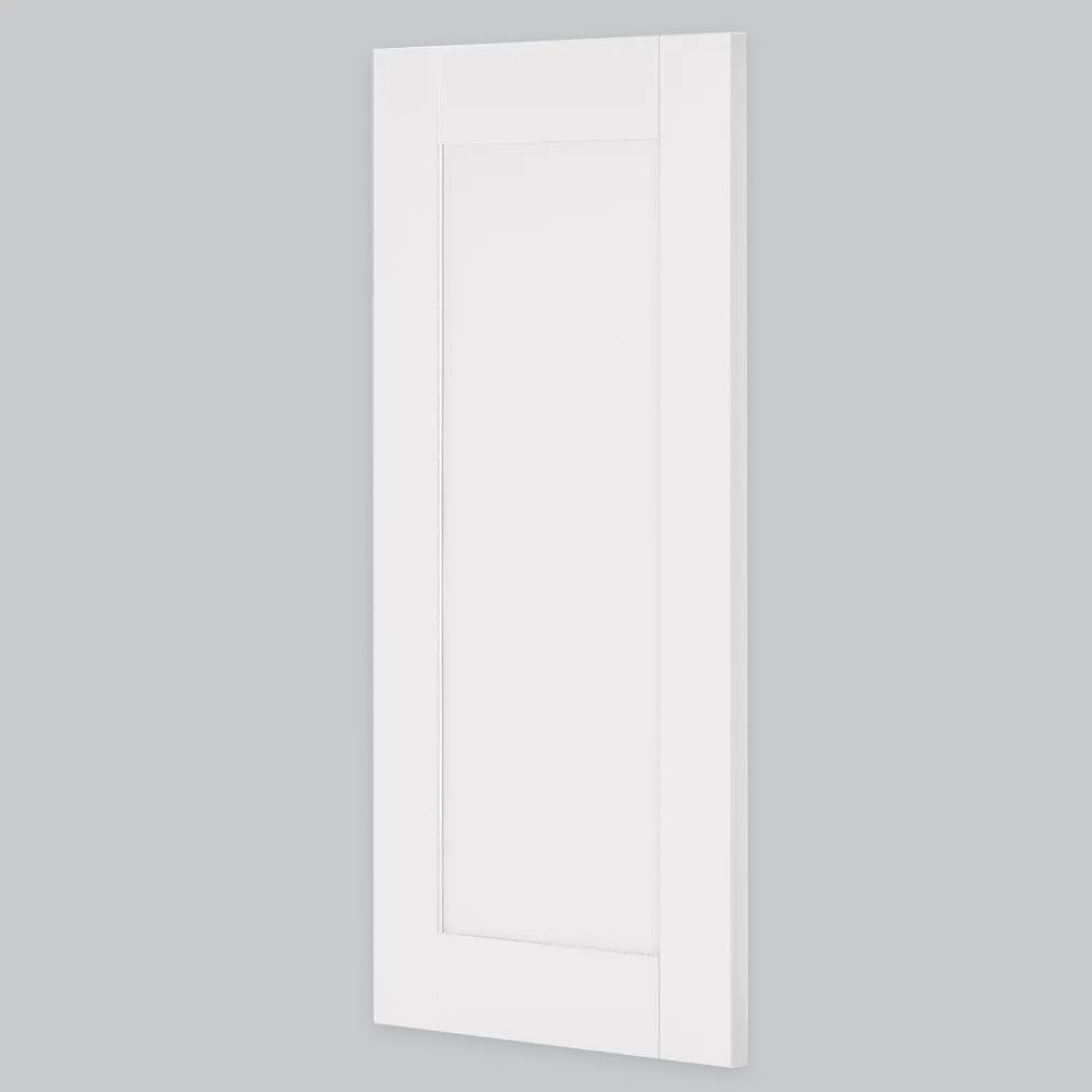 Кухонный фасад 296x716 мм рамочный из МДФ цвет белый #1