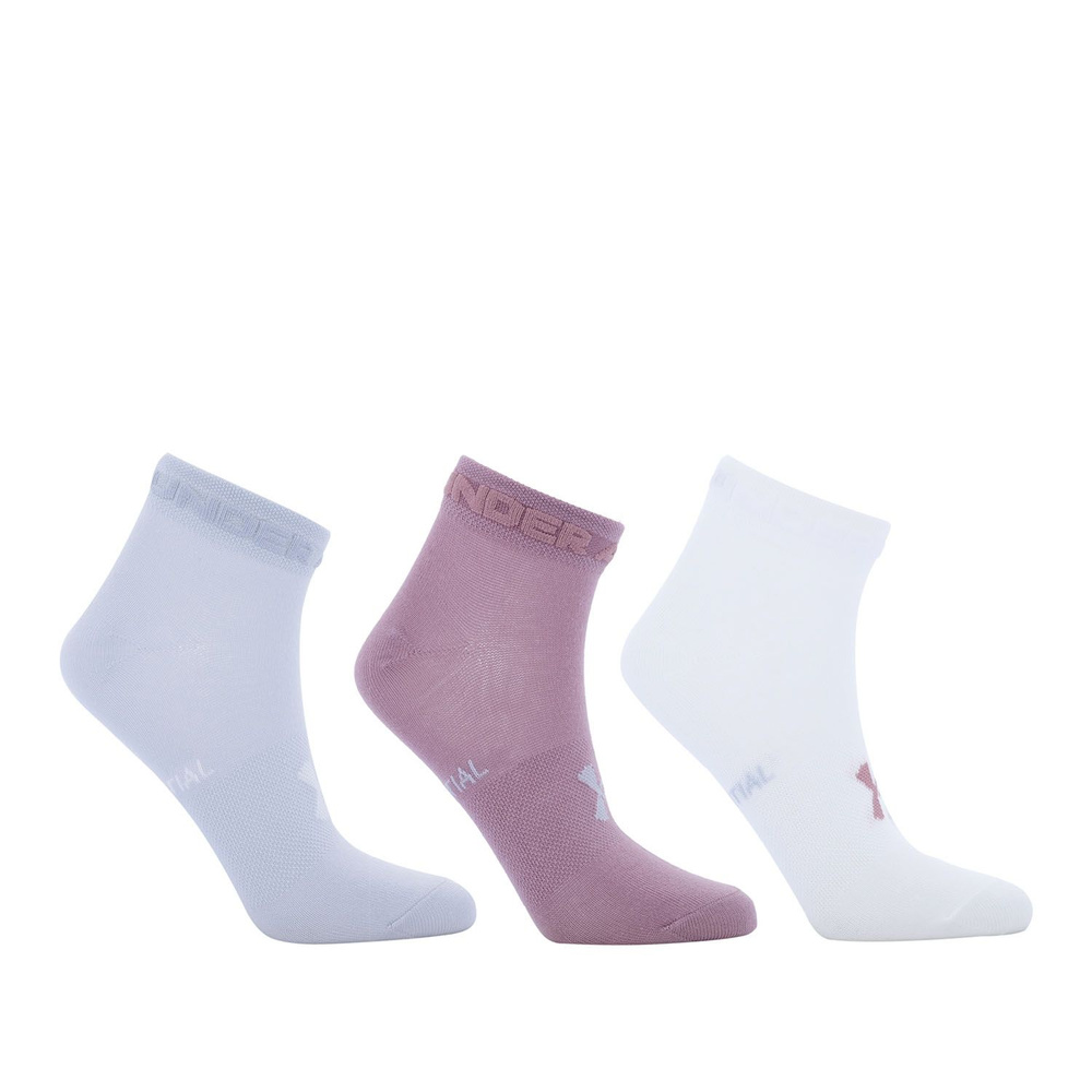 Набор Носков Under Armour Essential Low Cut 3 Pack Pink Elixir (Us:l) #1