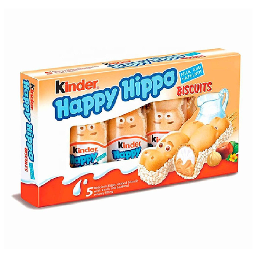 Конфеты Kinder Happy Hippo Hazelnut 104гр #1