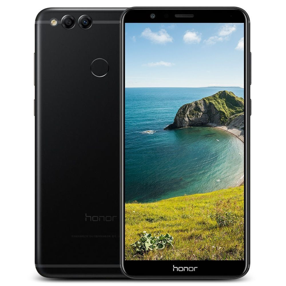 Honor Смартфон 7X 4/128 ГБ, черный #1