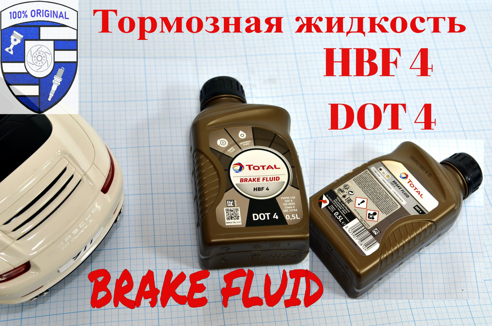 Тормозная жидкость Total HBF4 DOT4 (0,5 л.) 213824 #1