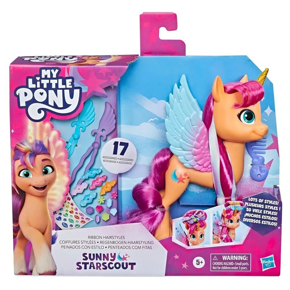 Фигурка Мой маленький пони Санни Старскаут с крыльями / My Little Pony Sunny Starscout 17 аксессуаров #1