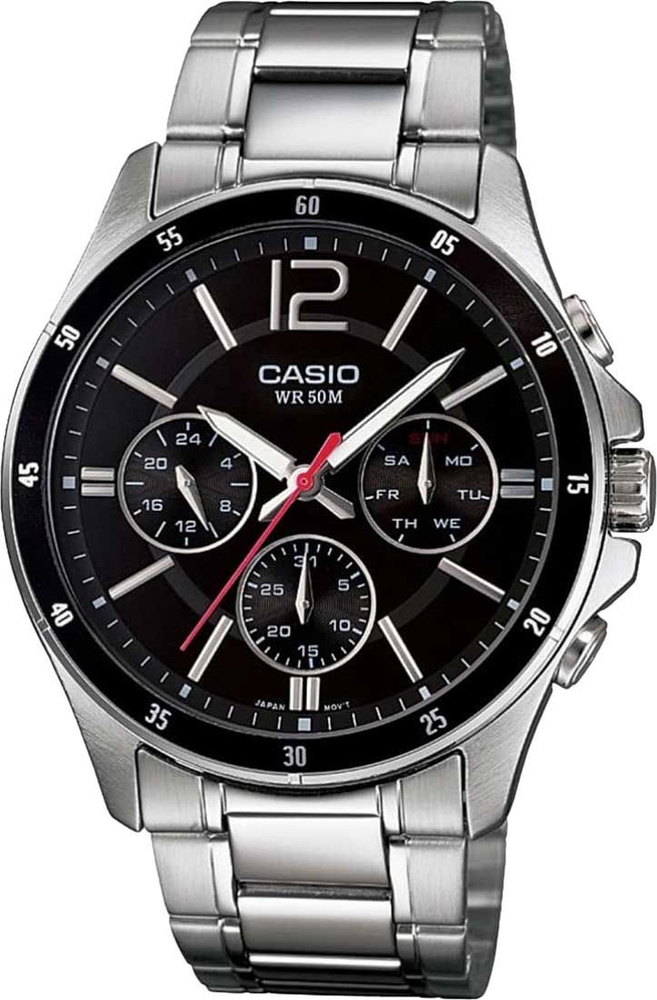 Casio Часы наручные Кварцевые MTP-1374D-1A #1