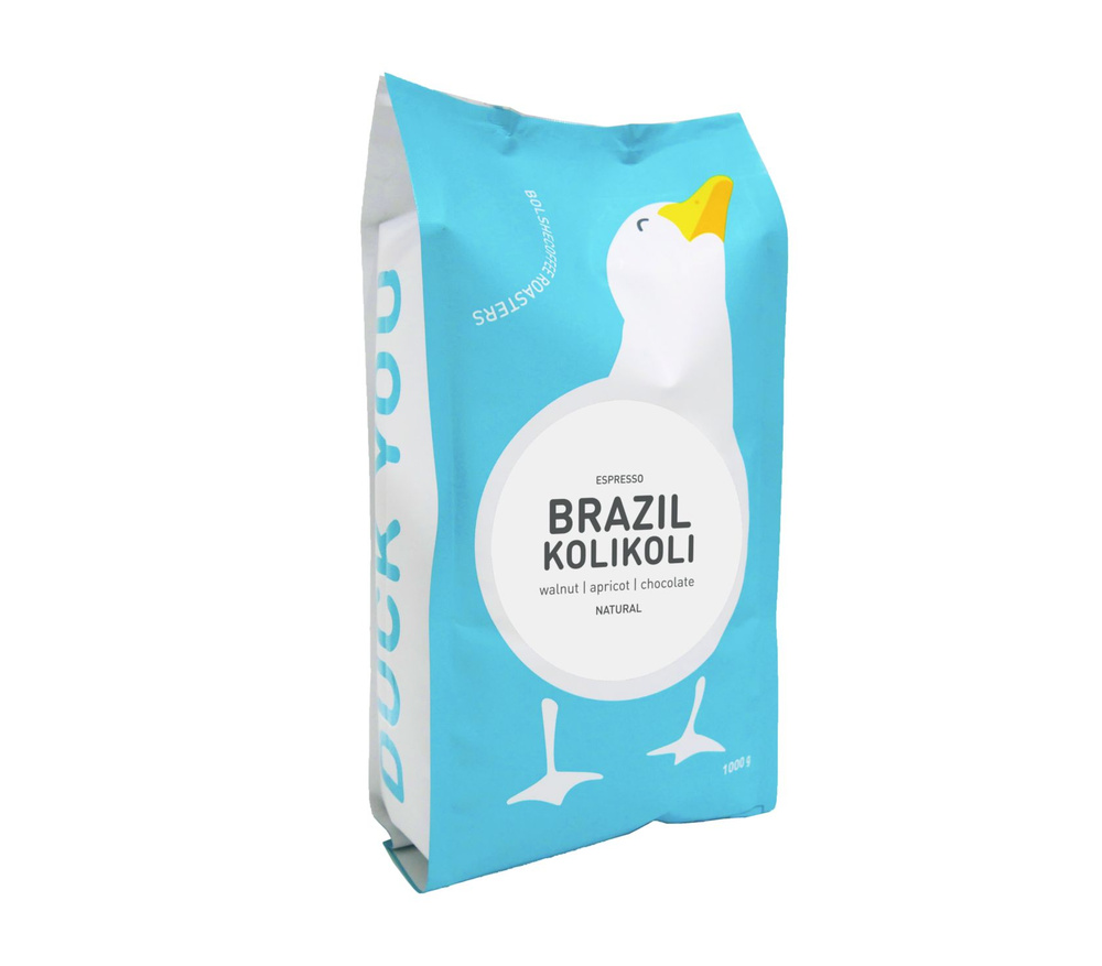 Кофе в зёрнах т.м. BOLSHECOFFEE ROASTERS, Бразилия Коликоли, 1 кг, эспрессо обжарка  #1