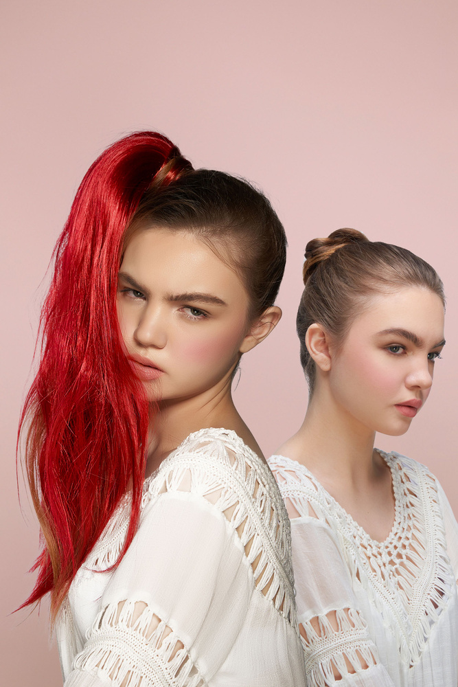 Волосы-тресс Красная Жара "Принцесса Аритэ" #1