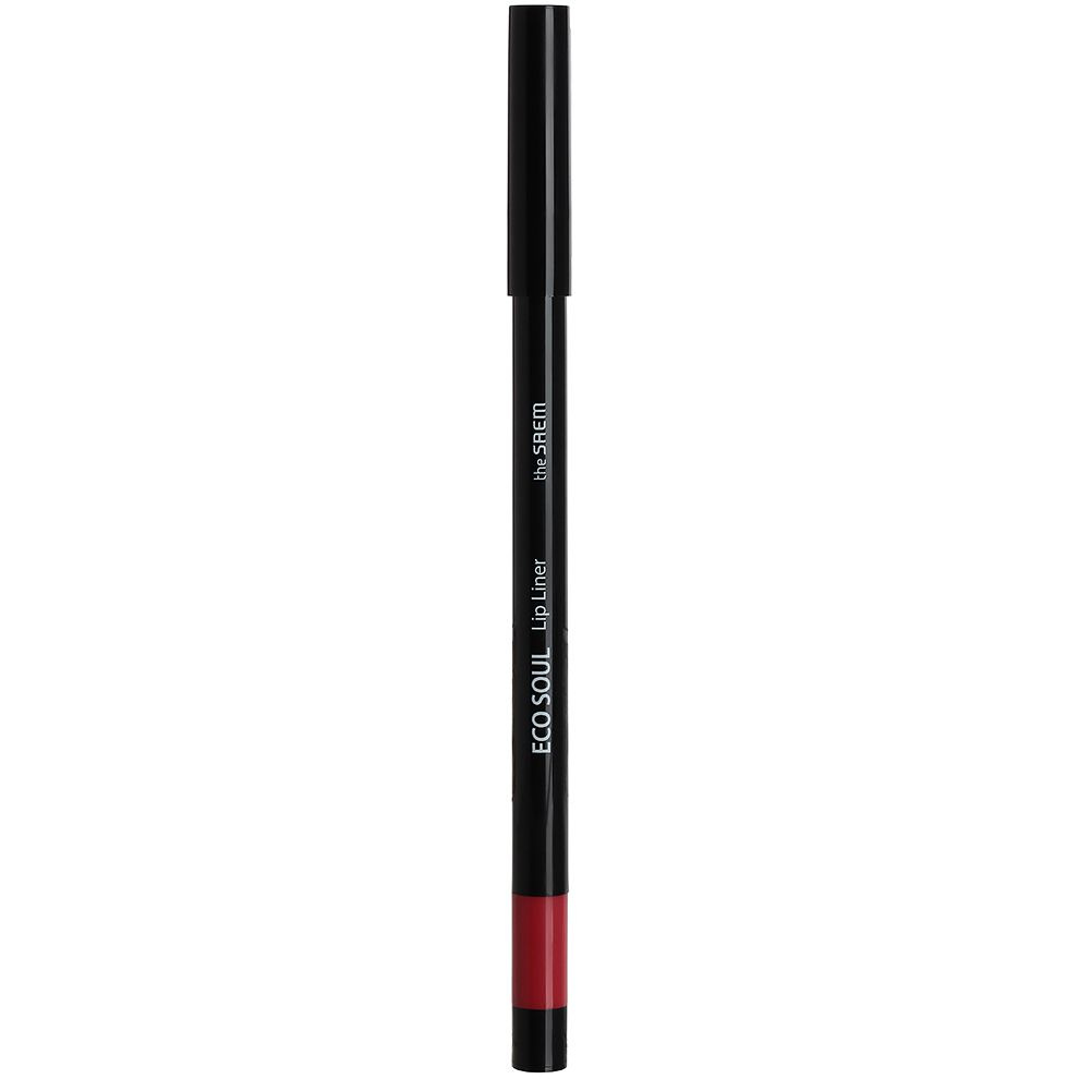 Карандаш для губ The Saem Eco Soul Lip Liner RD01 French Red #1