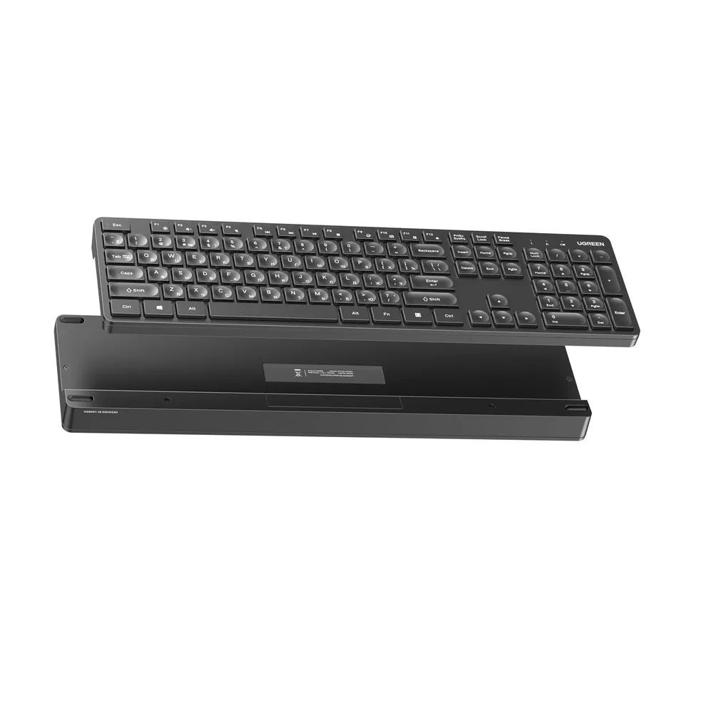 Клавиатура беспроводная UGREEN KU004 2.4 Ghz Wireless Keyboard черная #1