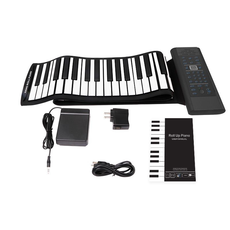 Портативное гибкое цифровое пианино Xiaomi Silicon Flexible Roll Up Piano 61  #1