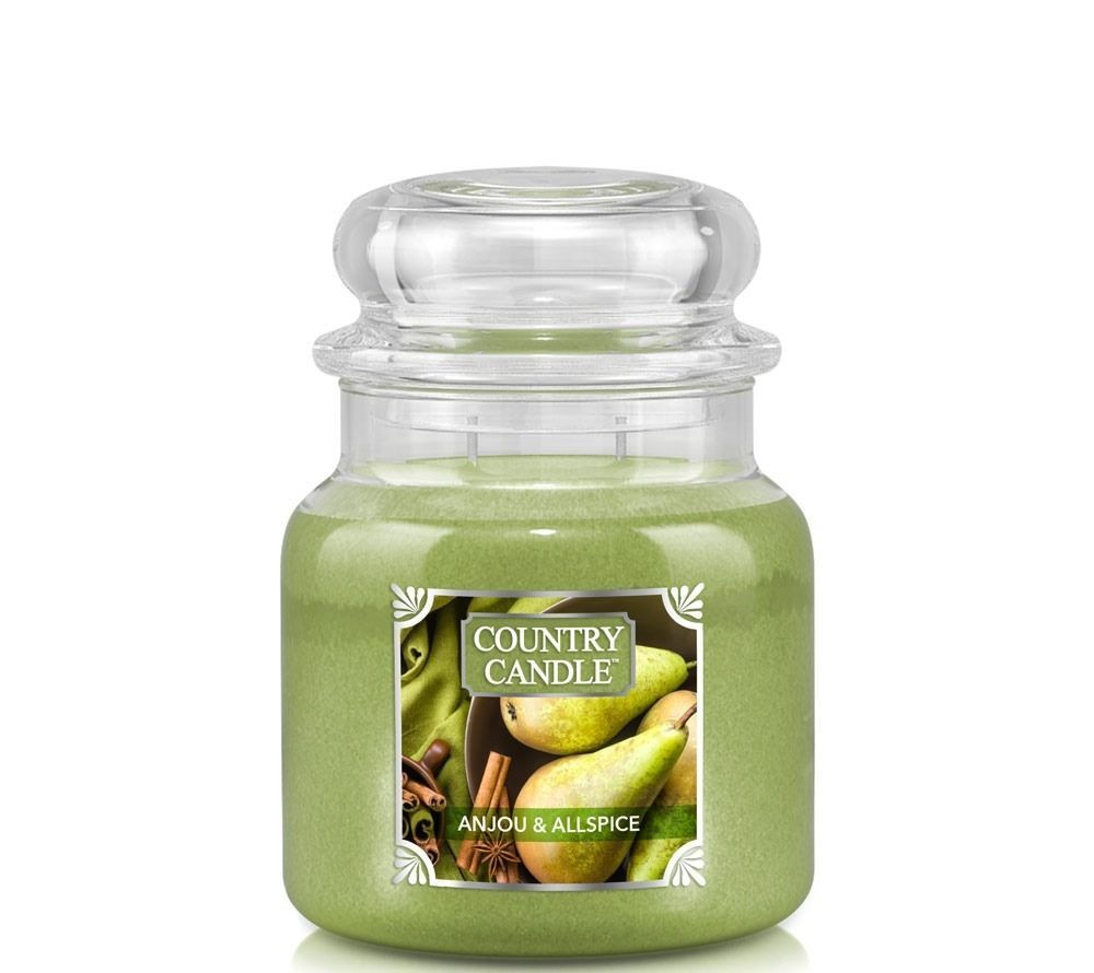 Country Candle Свеча ароматическая "Груша анжу и специи", 13 см х 10 см, 1 шт  #1