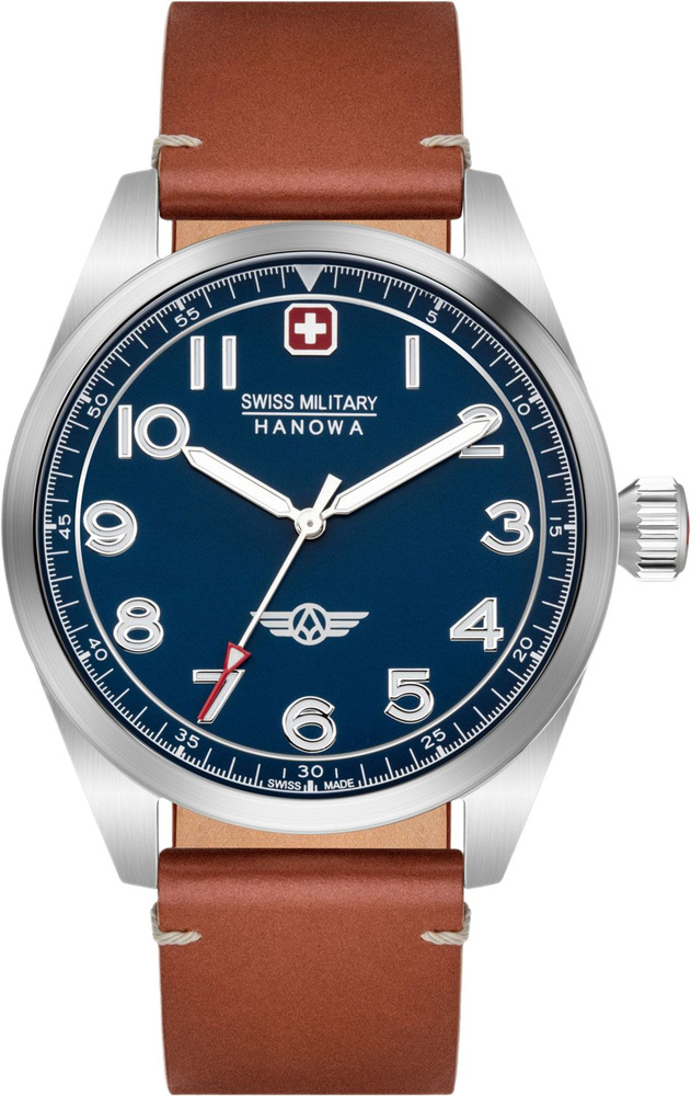 Часы наручные мужские Swiss Military Hanowa Falcon SMWGA2100402. Наручные кварцевые часы для мужчин производства #1