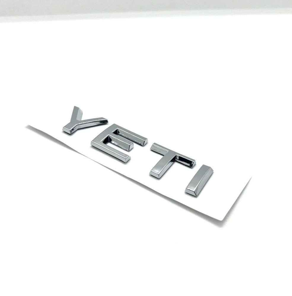 Надпись ( Орнамент / шильдик ) на крышку багажника Шкода Йети / Skoda ...