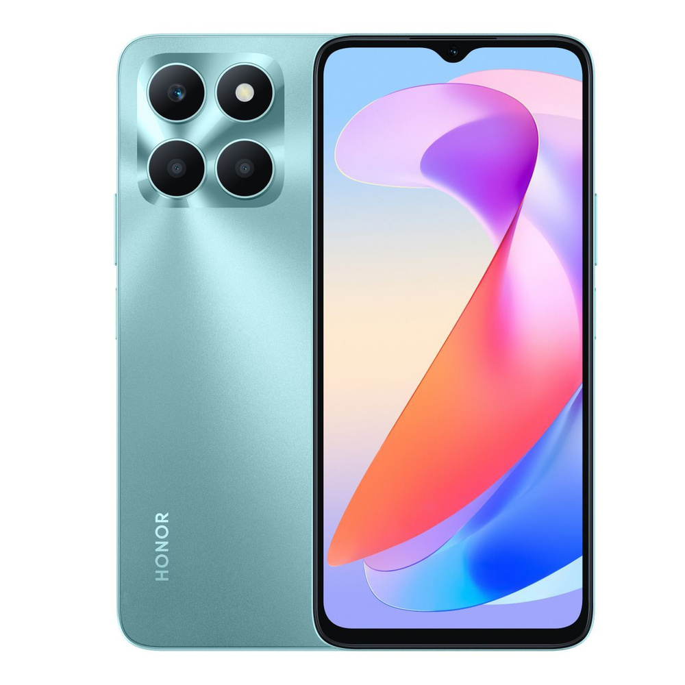 Honor Смартфон X6A 4+128GB Cyan Lake 4/128 ГБ, голубой #1