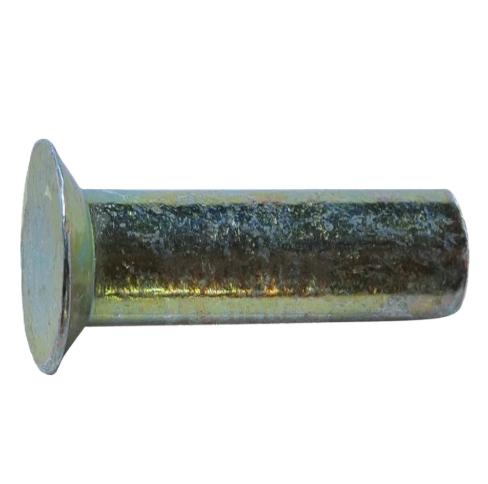 Заклепка под молоток потайная 4х12 Сталь, цинк ГОСТ 10300-80 (DIN 661), 20 шт.  #1