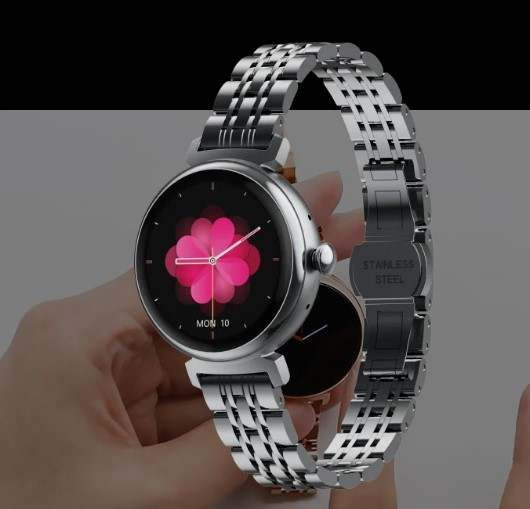 ElekZone Умные часы S901 SmartWatch "ElekZone", 26mm, серебро #1