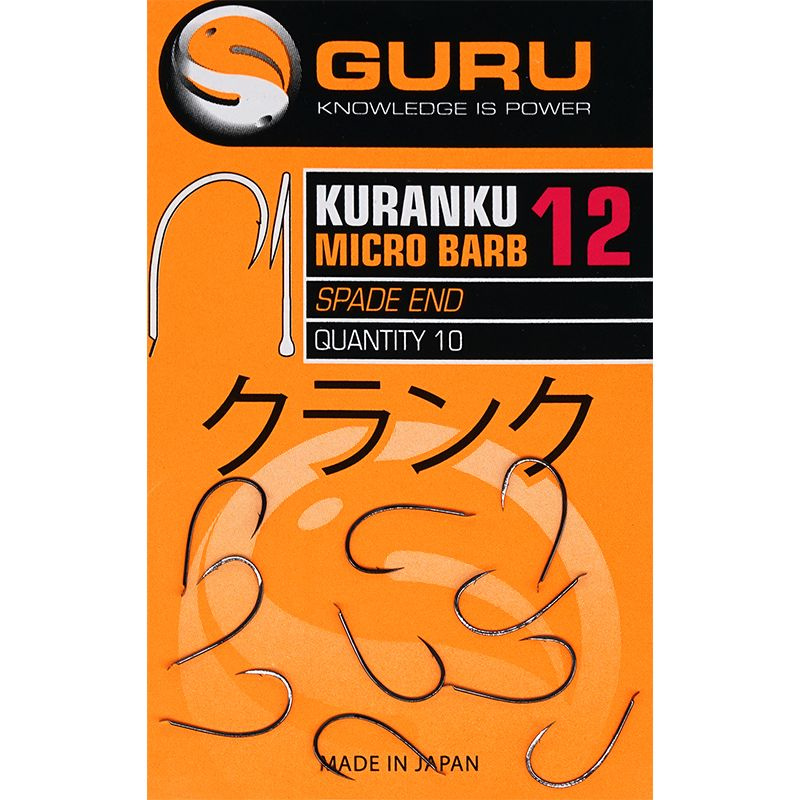 Крючки GURU Kuranku №12 микробородка с лопаткой #1
