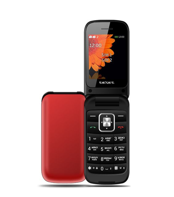 Texet Мобильный телефон Мобильный телефон teXet TM-422, красный, черный, красный  #1