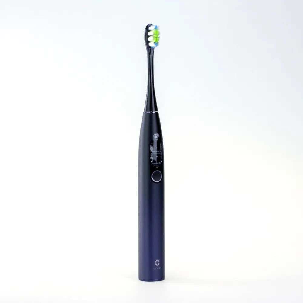 Электрическая зубная щетка Oclean X Pro Y2087 фиолетовый, насадок 1шт, высокочастотные колебания движение #1