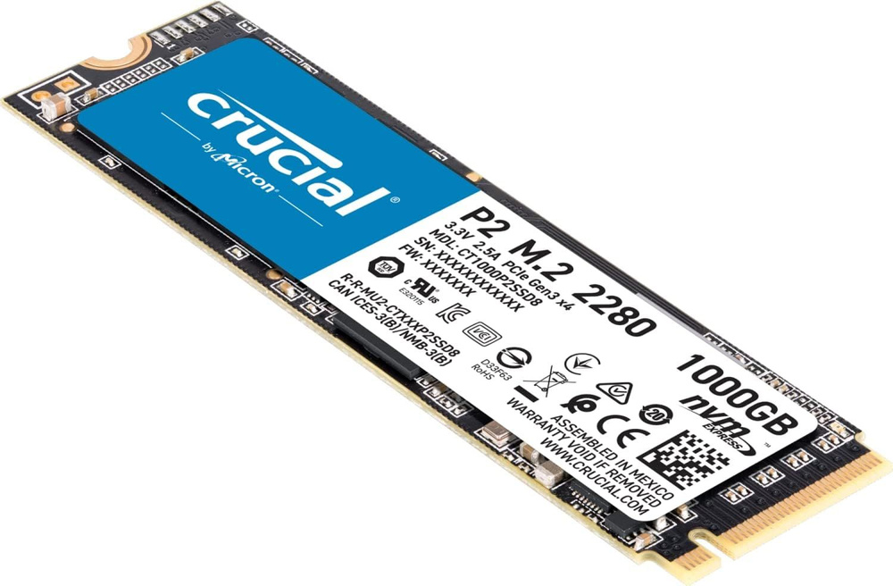 Crucial 1 ТБ Внутренний SSD-диск WD BLUE DIGITAL (CT1000p2SSD8) #1