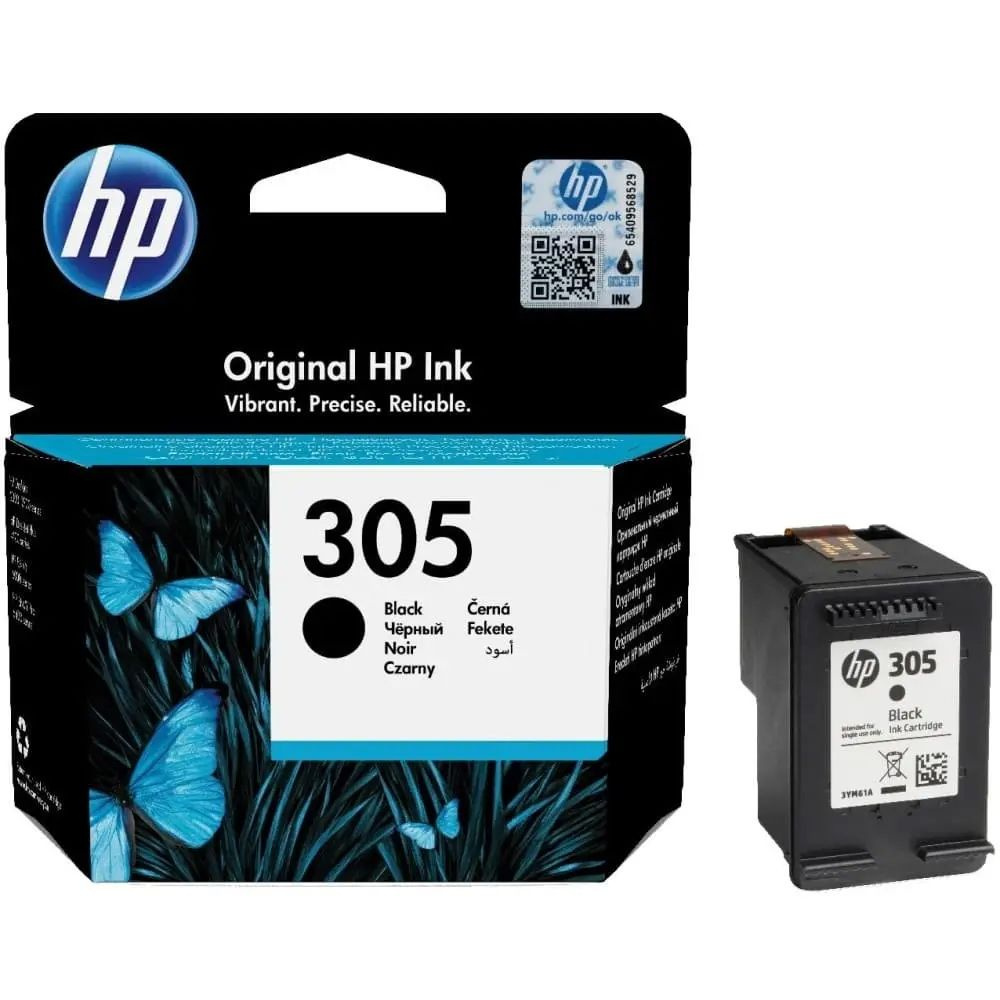 HP Расходник для печати, оригинал, Черный (black), 1 шт #1