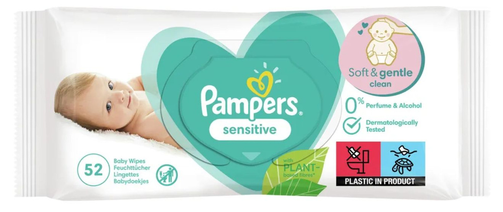 Pampers Влажные салфетки 52 шт #1