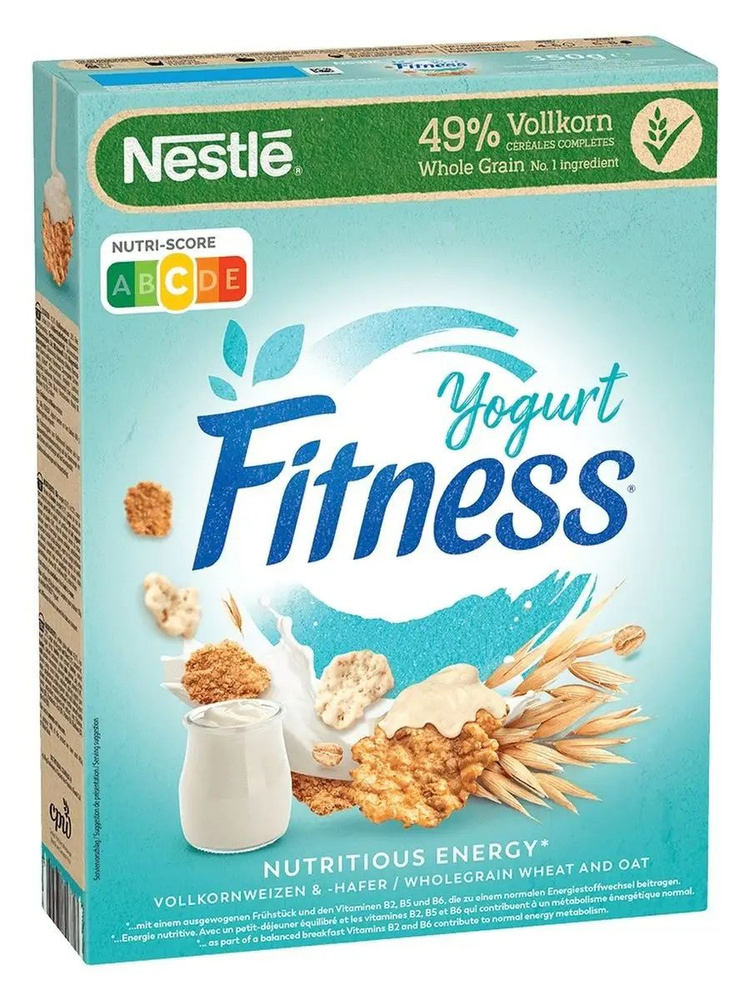 Сухой завтрак Nestle Fitness Yoghurt со вкусом йогурта, 350 гр #1