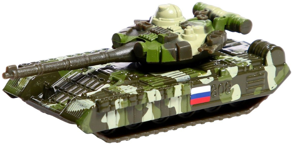 Танк металлический "Военная техника", 7,5 см, игрушечный транспорт, масштабная коллекционная модель, #1