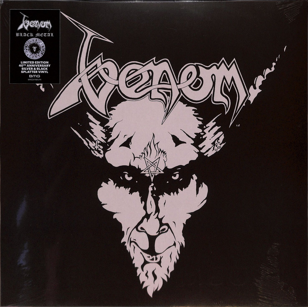 Venom. Black Metal (LP Limited 40th Anniversary Edition on Silver & Black Splatter/Виниловая пластинка) #1