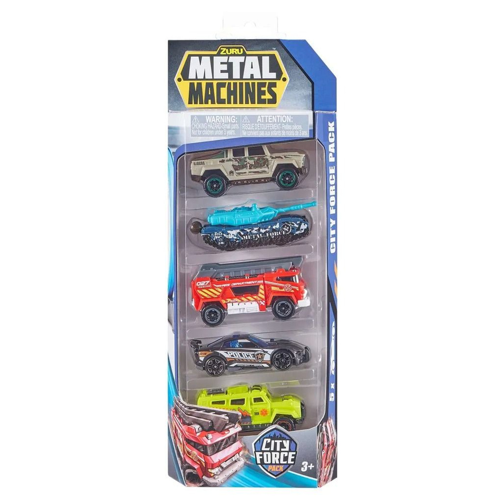 Машинки Zuru Metal Machines 5шт 6767 #1
