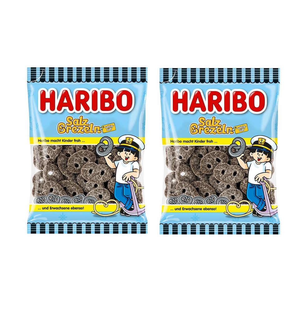 Мармелад Haribo Salzbrezel / Крендельки, 2 шт по 175гр #1