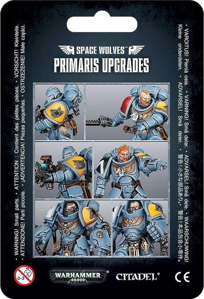 Набор сборных моделей Warhammer 40000 - Space Wolves Primaris Upgrades #1