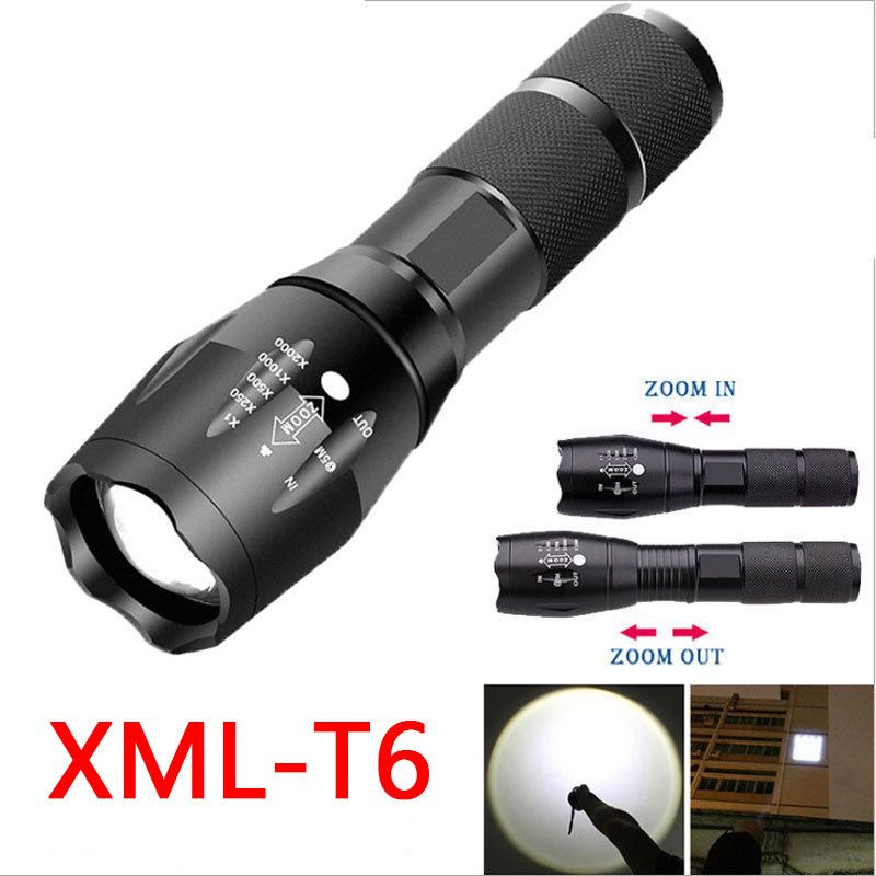  фонарик XM LT6LED / поддержка батареи 18650 /кемпинг .