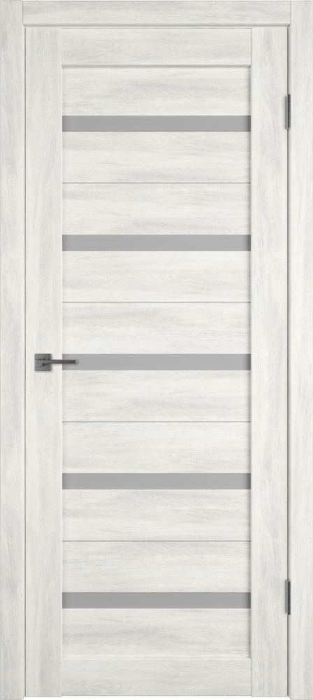 Владимирская Фабрика Дверей Дверь межкомнатная Nord vellum, МДФ, 700x2000, Со стеклом  #1