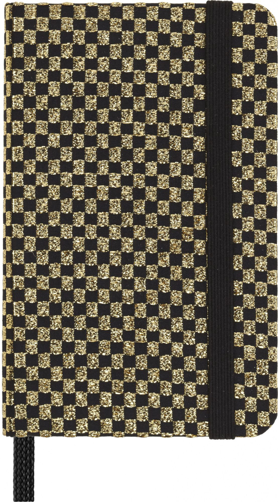 Блокнот Moleskine LE SHINE XS 65х105мм 160стр. нелинованная твердая обложка текстиль золотистый подарочная #1
