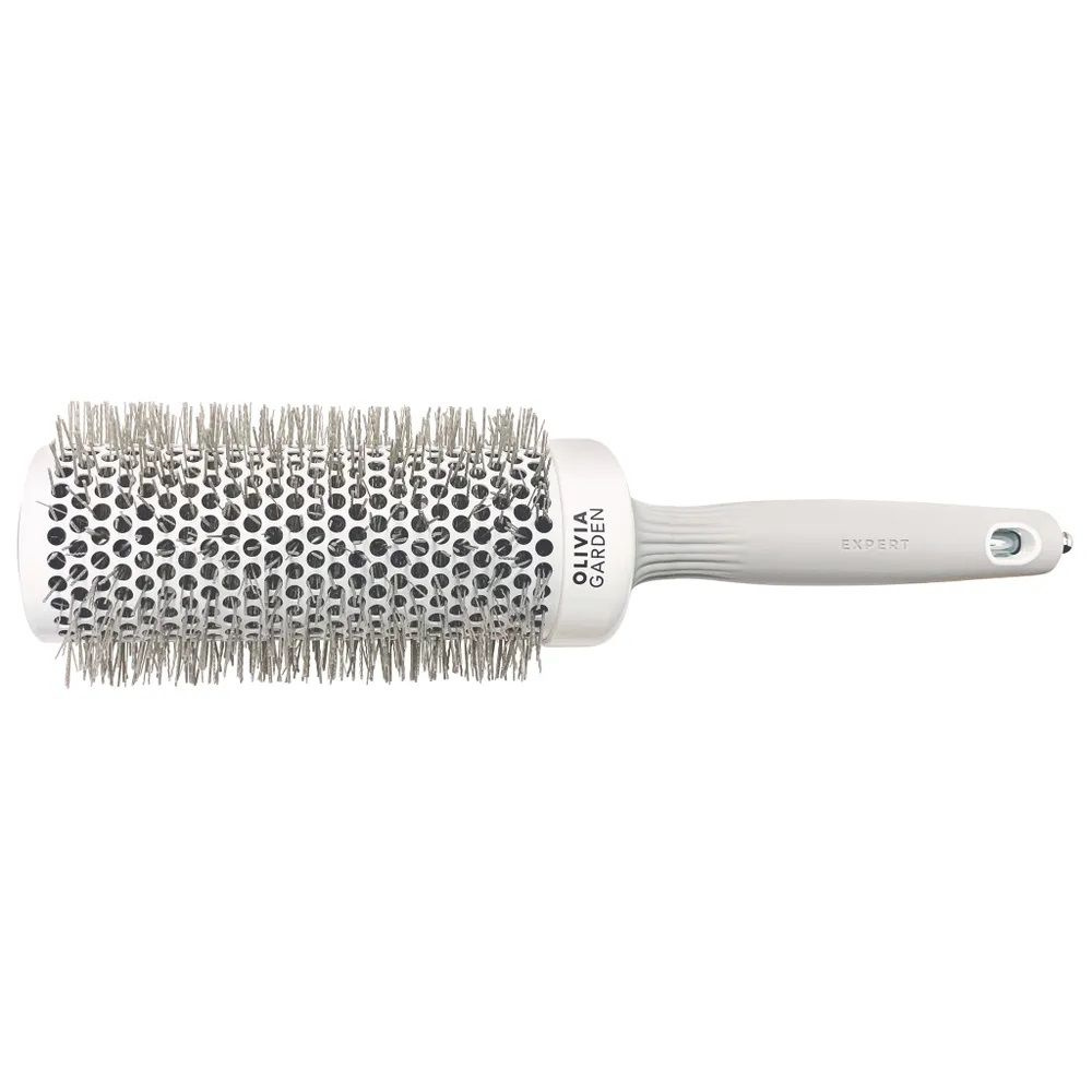 Термобрашинг для укладки волос Olivia Garden EXPERT BLOWOUT SPEED XL Wavy Bristles White&Grey (55 мм) #1