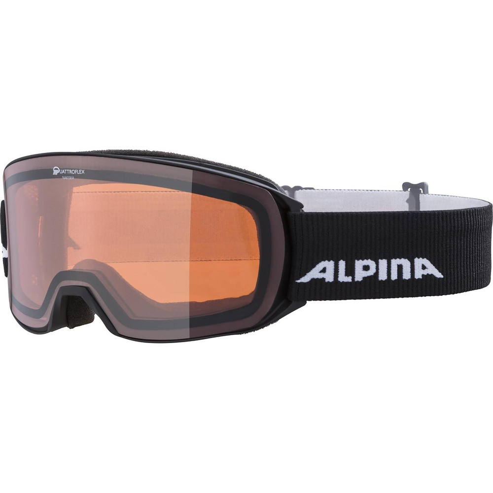 Горнолыжные очки Alpina Nakiska Q black matt/Q S2 23/24 #1